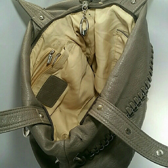 Gray shoulder bag - Picture 3 of 4